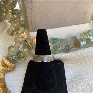 Tungsten Carbide Mens Ring Size 10